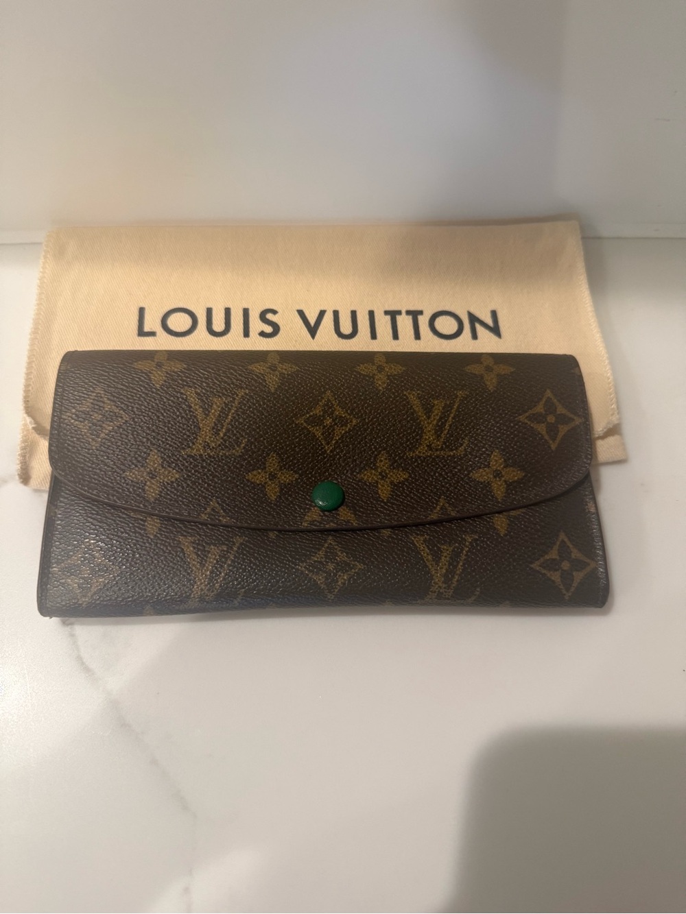 Authentic Louis Vuitton Monogram long wallet
